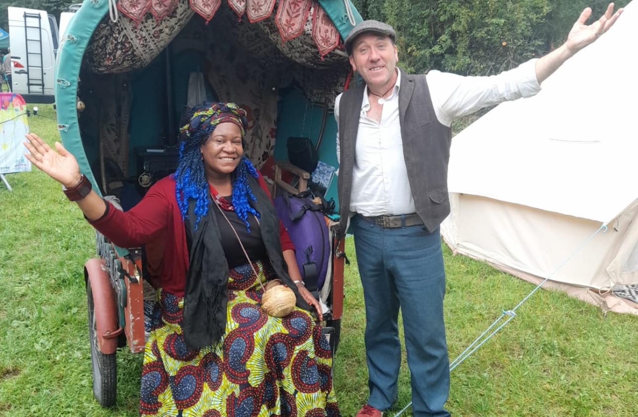 Storytellers Ian Douglas and Gabriella Gay